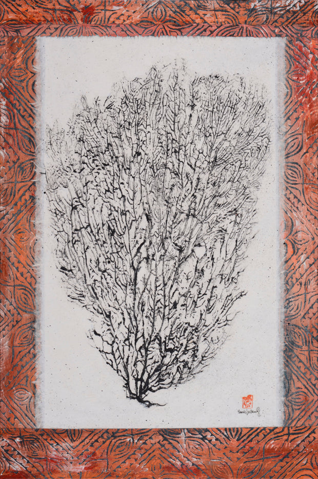 Traditional Gyotaku Sea Fan