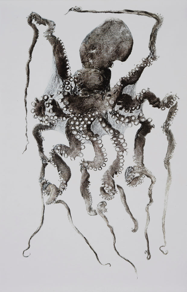 Traditional Gyotaku Tako Octopus